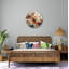 Horloge murale en verre trempé beige-1536607764-1536607765