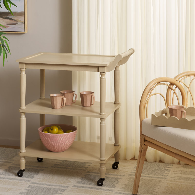 Haven 3 Tier Dining Cart, Natural