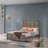 1pc Contemporary Panel Bed-1645936568