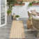 Koebe Geometric Reversible Indoor / Outdoor Area Rug in Tan