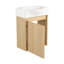 Petit meuble-lavabo moderne avec lavabo Modern-1811571793