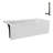 Streamline 60 in. x 30 in. Acrylic Left-Hand Drain Alcove Bathtub in Glossy White With External Drain-101699049