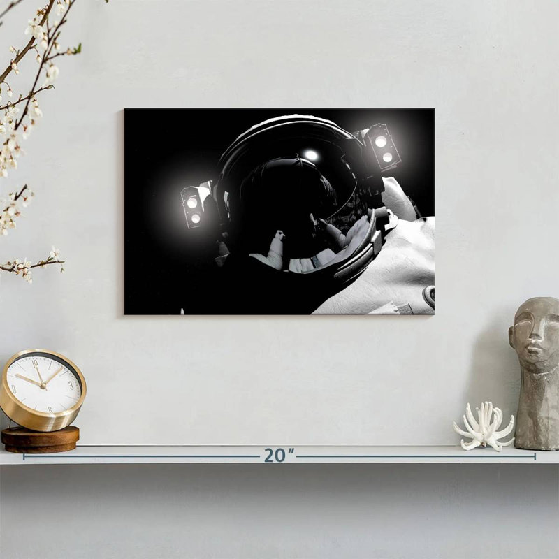 Astronaut Space, 8" H x 12" W