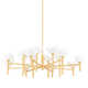 Limerick 16 Light Metal Dimmable Sputnik Chandelier
