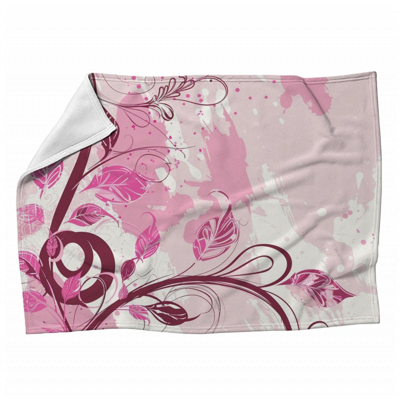 Machine Printed Throw Blanket, 60" x 80"