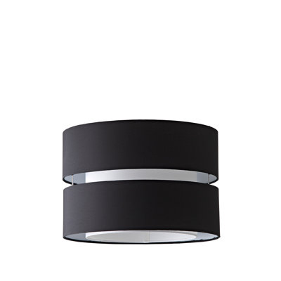 Lynx 24.5cm H Polycotton Drum Pendant Shade ( Clip On )