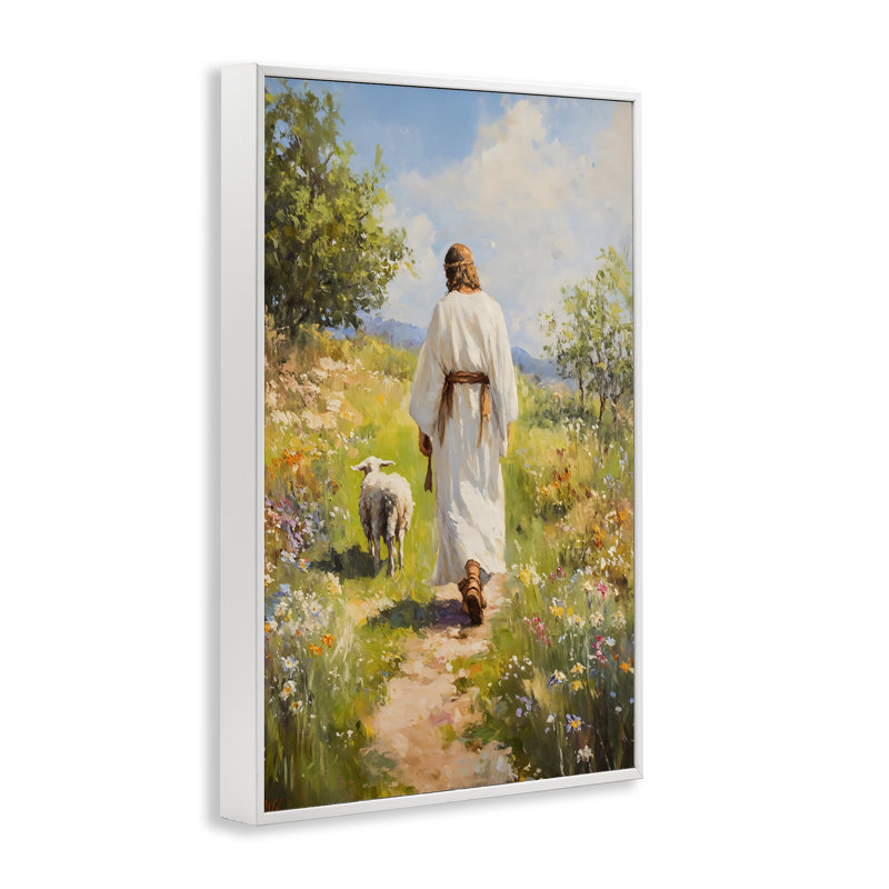 «Jesus Leaving the Sheep», estampe numérique, design par LSR Design Studio, H 18 po x l 12 po