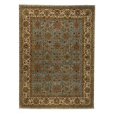 Wool Oriental Area Rug in Ivory