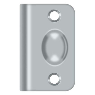 Deltana SPB349U26D Strike Plate for Ball Catch and Roller Catch in Brushed Chrome