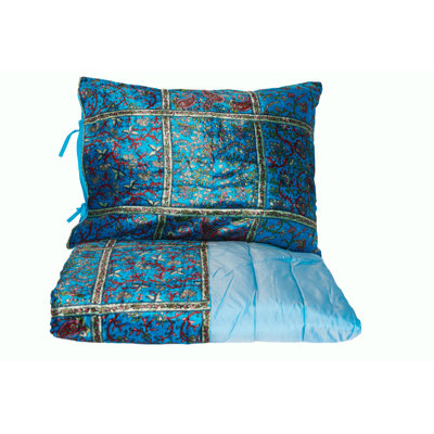 Ensemble de couvre-lit en velours 3 pièces Cheta