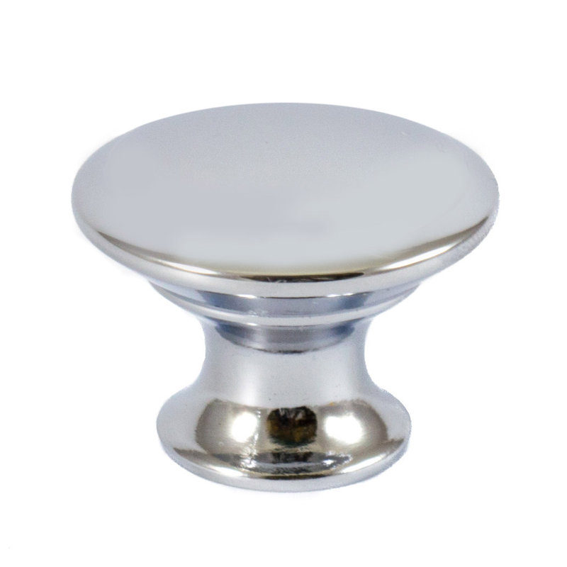 Poignée ronde 1 1/4" de diamètre, Chrome poli
