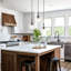 Mincey 1- Light Kitchen Island Teardrop Pendant