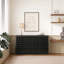 Armoire de rangement moderne à 4 portes, parfaite pour le salon, la cuisine ou le bureau personnel-1671106467