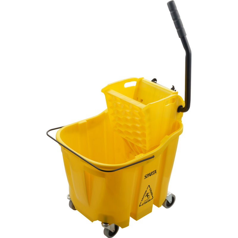 OmniFit Mop Bucket Set, Yellow