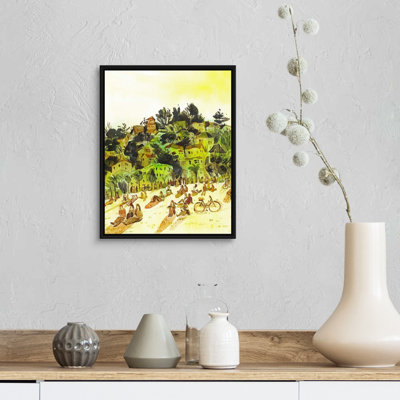 Reproduction d’art sur toile Dolores Park-mission district, San Francisco, Californie par Eleanor Doughty-impression sur toile