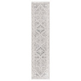 Oriental Area Rug in Grey / Dark Grey