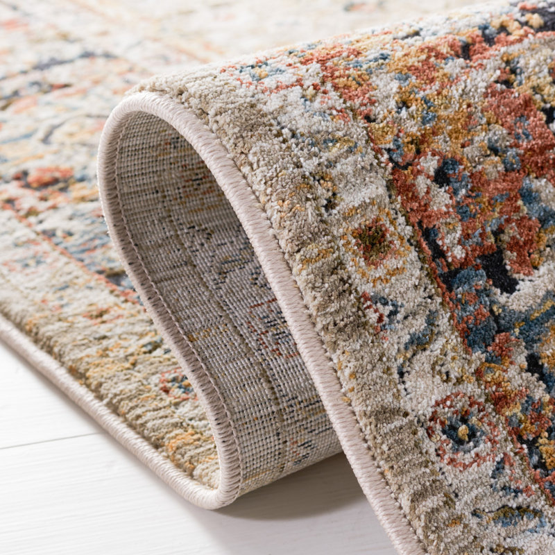Tapis beige Silverado 112, Rectangle 4 pi x 6 pi