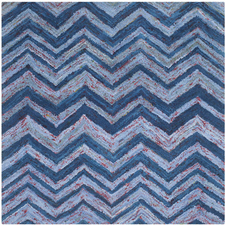 Mardell Hand Tufted Cotton Chevron Rug