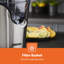 GEEPAS 100W Citrus Juicer Electric Orange Juicer | Professional Brushed Stainless Steel Fruit Juicer | Squeezes Oranges Lemons Lime Juices | Freshly Pressed Fruit Juices in Seconds - 2 Year Warranty
