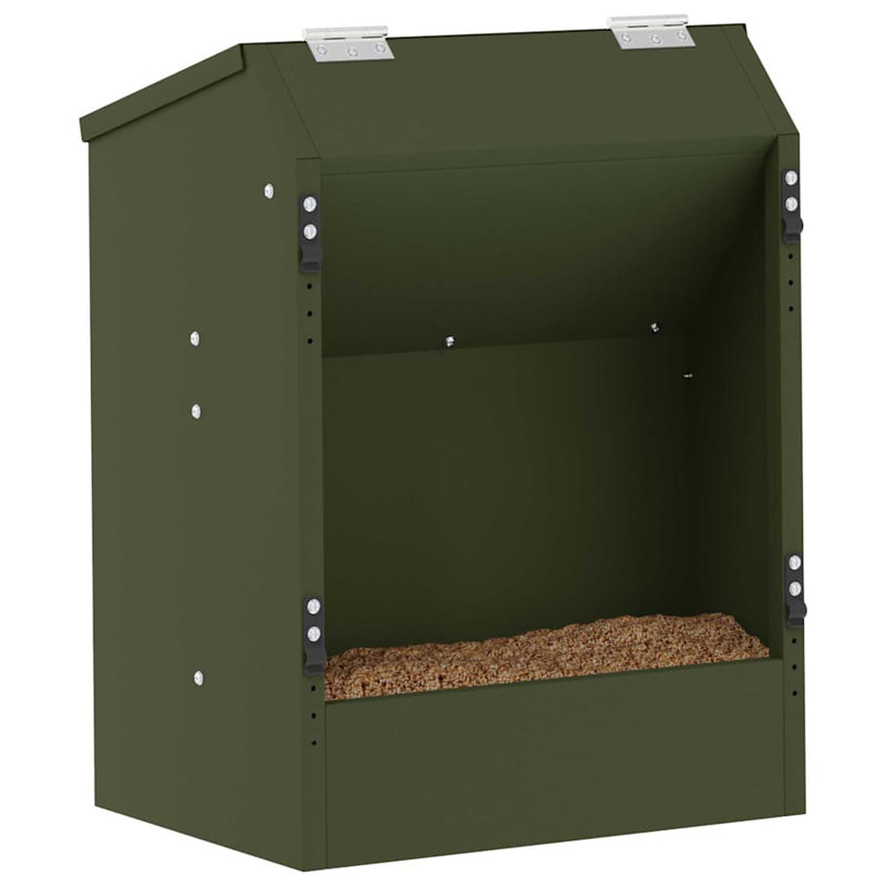 Small Animal Feeder, Olive Green