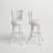 Catt Swivel Upholstered Counter Stool with Solid Wood Frame-1423866122