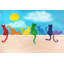 Rainbow Cats II, reproduction sur toile tendue-19669202