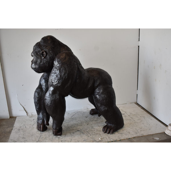 Large Bronze Gorilla Statue Art Zoo Outdoor Decor for Sale BOK1-416 -  YouFine Sculpture