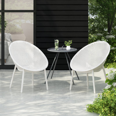 2 chaises d'appoint de patio PCS