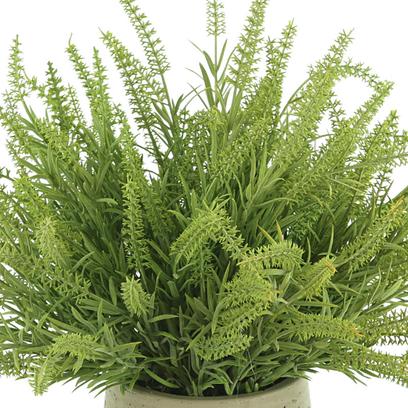 Faux Astilbe Plant in Fiberstone Pot