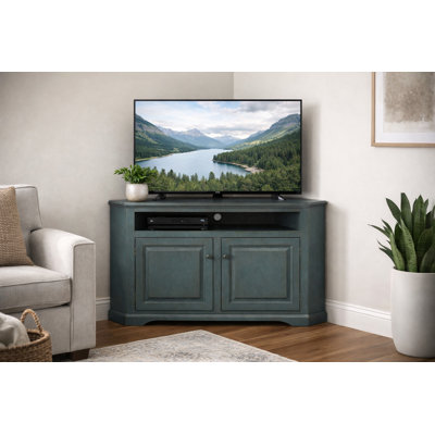 Inouye Unfinished Corner TV Stand for TVs up to 65"