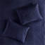 Couvre-lit bleu marine très grand - 3 pièces en coin, surface en microfibre douce avec coins plissés, rembourrage à 100%-119379862-119379867