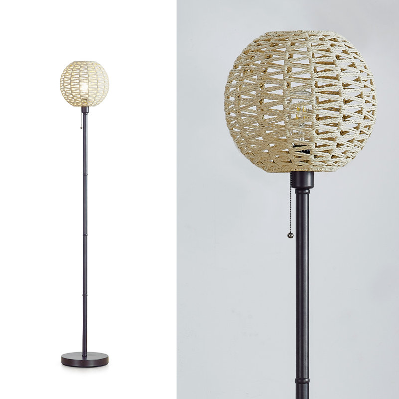 Lampe sur pied 68 po Ratibor, Bronze foncé
