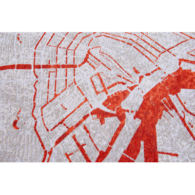 Abstract Recycled P.E.T Area Rug