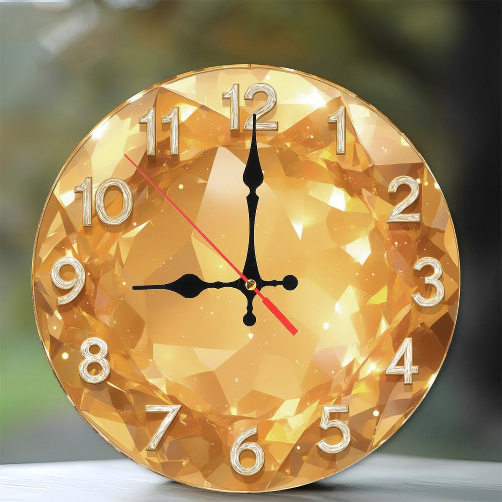 Dakota Fields Golden Diamond Clock Face Numbers - Wayfair Canada