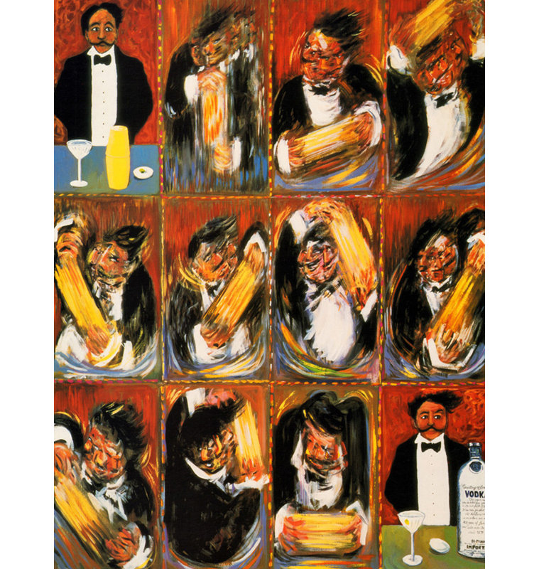 Martini Yes, 18" H x 14" W