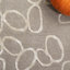 Tapis gris en laine / coton / viscose touffeté à la main Claudian-23568452