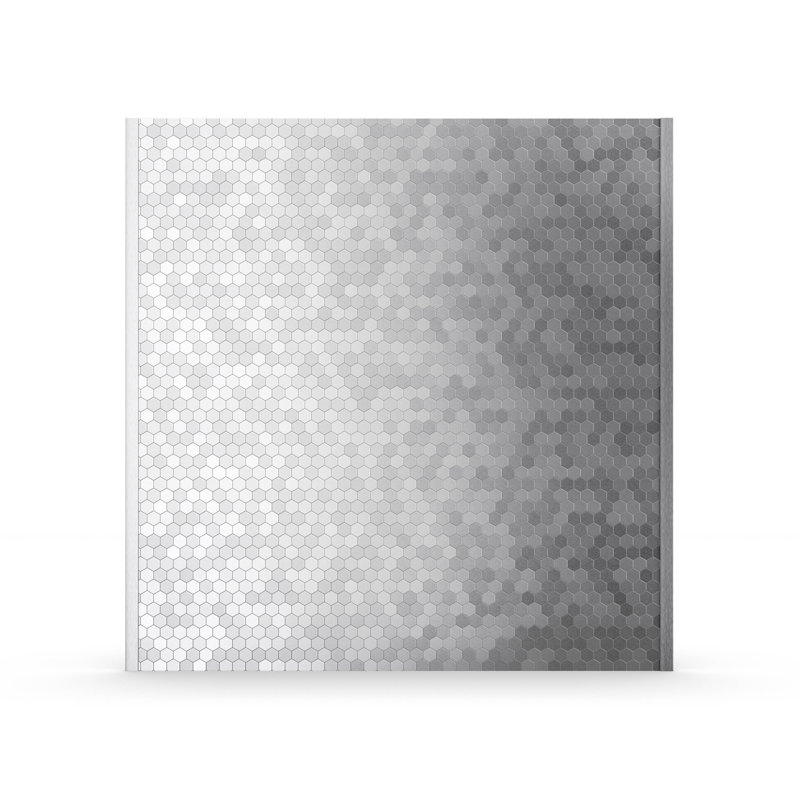 Hexagonia Peel & Stick Aluminum Honeycomb Mosaic Tile