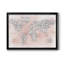 Carte de guépard rose - reproduction d'un seul cadre photo sur toile-87974141-87974139