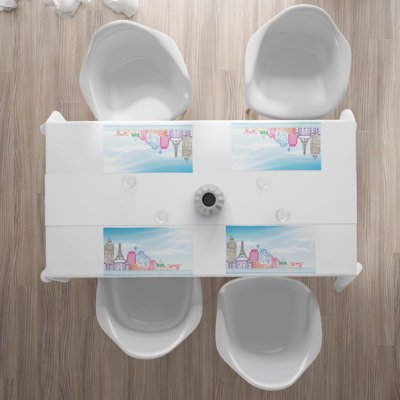 Polyester Cities & Maps Rectangle Placemat