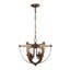 Luminaire suspendu 4 lumières mâle