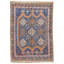 Hand Knotted Wool Area Rug in Red
