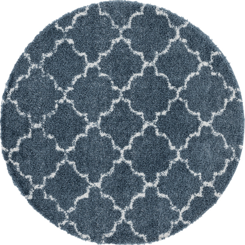 Tapis bleu moyen Vulpecula, Rond 5 pi 3 po