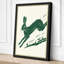 Leaping Hare Scandinavian - Wrapped Canvas-1817107157-1817107159