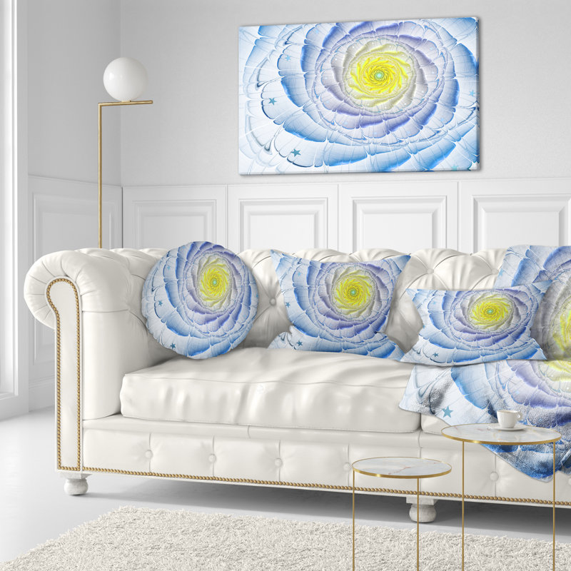 Coussin lombaire en fleur d’art digitale