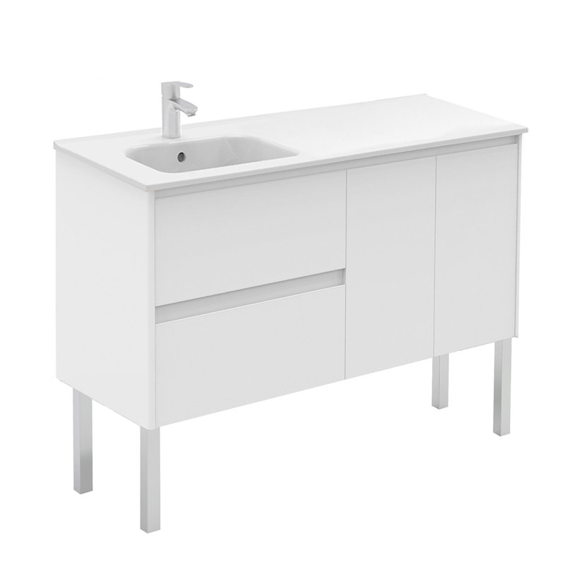 Ambra 47.5'' W Single Vanity, Matte White