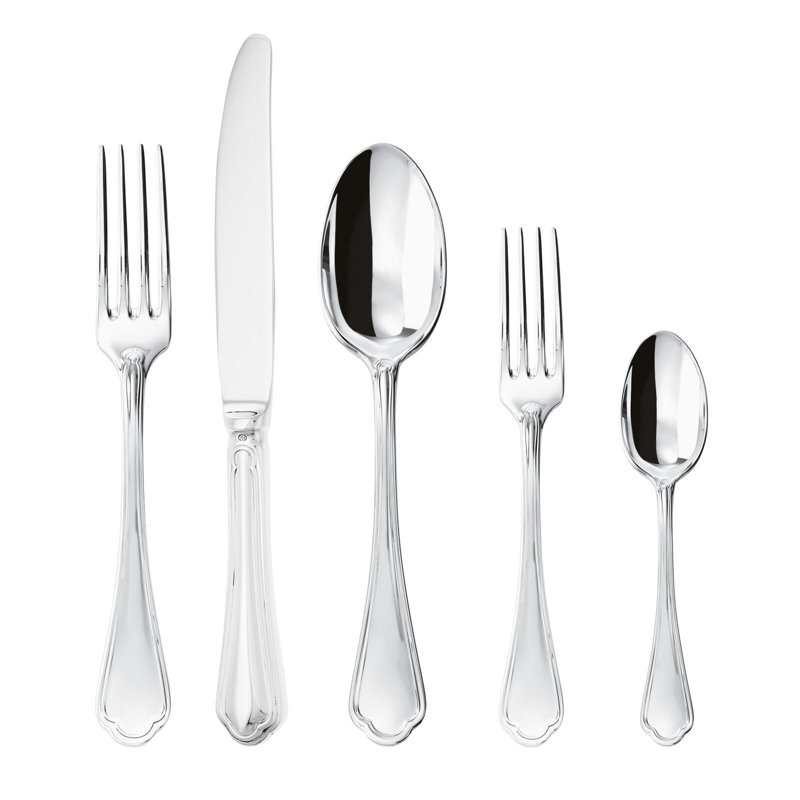 Filet Toiras 5 - Piece Stainless Steel Flatware Set - Service for 1