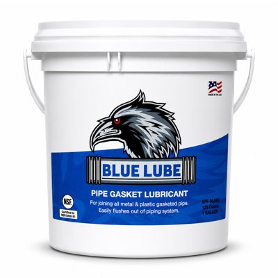 SUPPLYGIANT Lubrifiant pour joint de tuyau, lubrifiant à joint de 128 gallons pour le raccordement et le joint torique pour le caoutchouc et le plastique