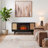 Simms Midcentury Fireplace With Media Storage