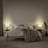 Arden 17 in. Mid-Century Modern LED Table Lamp with Fabric Drum Shade and USB Port