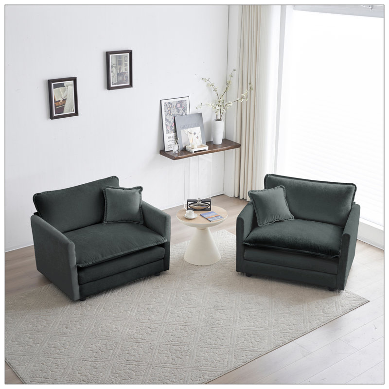 Accent Chairs For Livingroom, Gray
